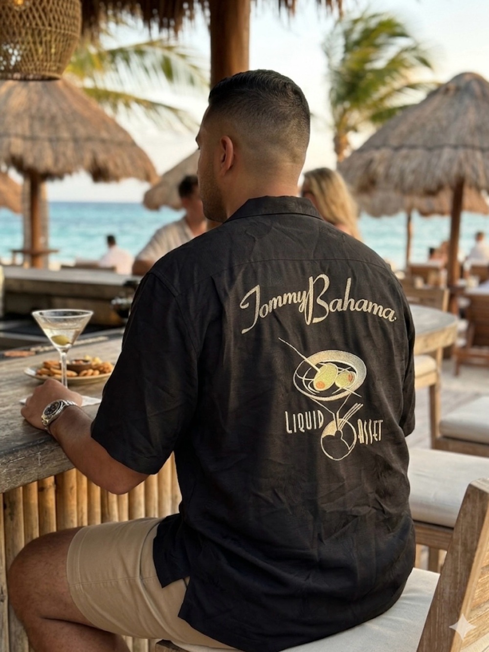 Tommy Bahama Bikinitini Black
Silk Camp Shirt